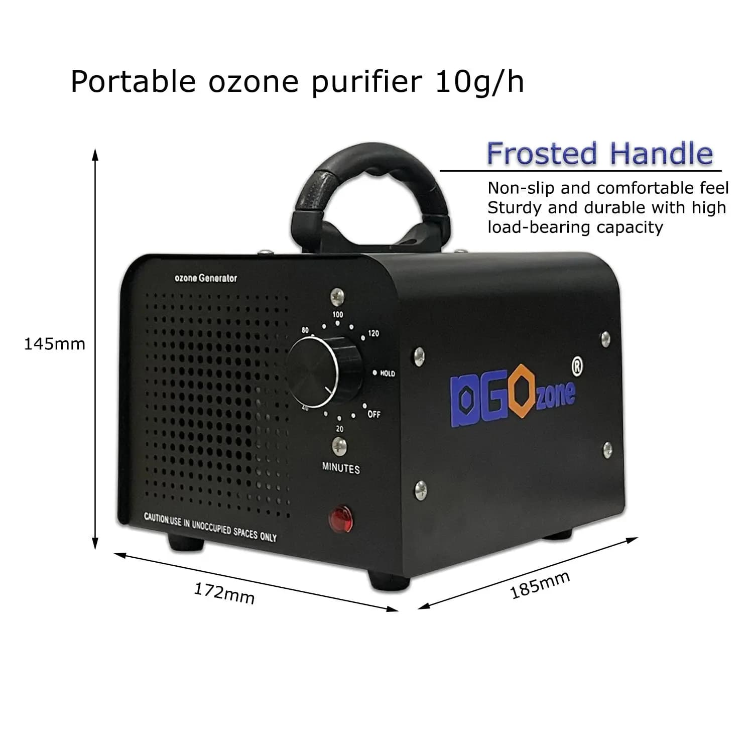 Purificatore di ozono portatile ozonizzatore da 10 g/h con timer purificazione dell'aria con ozono KH-PAN10 DGOzone