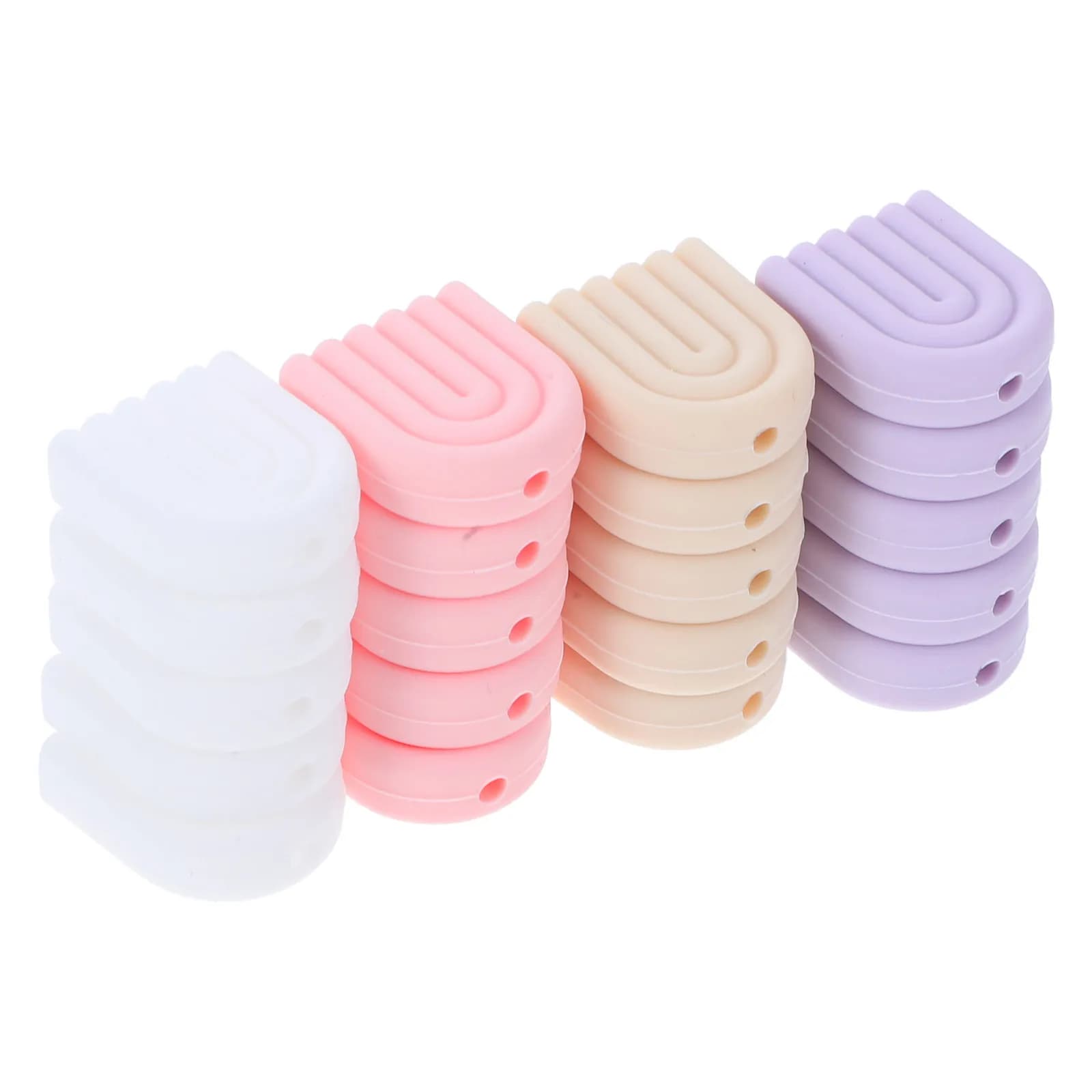 20 Pezzi di Protezioni in Silicone per Aghi da Maglia, Tappi per Punti, Accessori Essenziali per Lavori a Maglia e Uncinetto