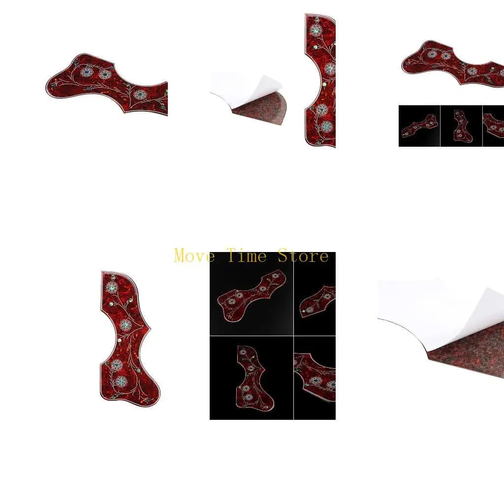 92ME Chitarra Acustica Pick Guard Adesivo Battipenna per Chitarra Antigraffio Foglio Bianco Piastra Posteriore Autoadesiva per