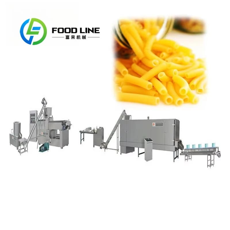 Macchina per la produzione di macaroni per pasta industriale completamente automatica