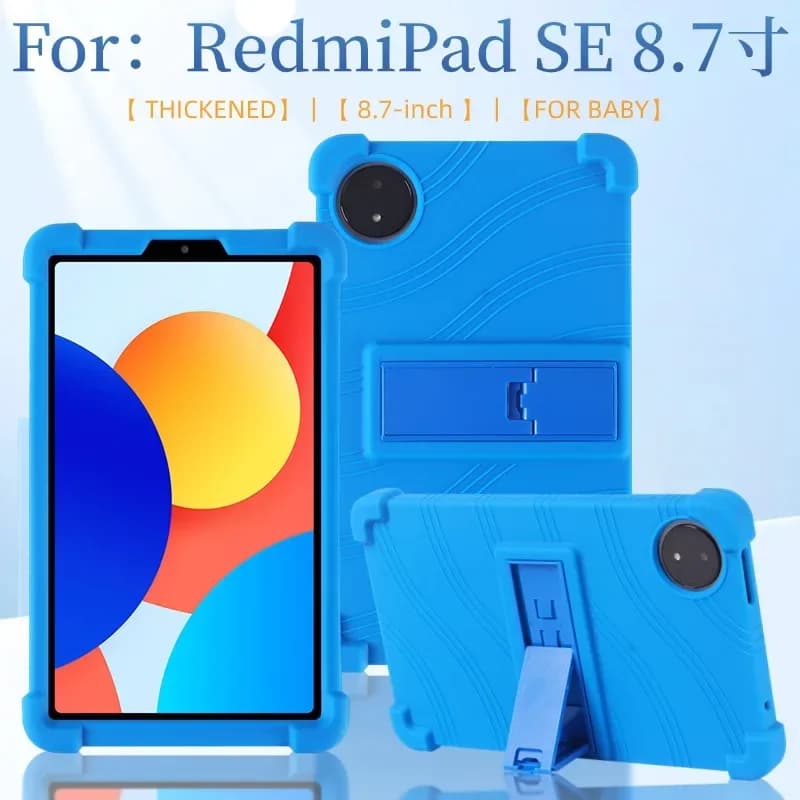 Custodia per Redmi Pad SE 4G 2024 8.7 "Tablet Sicuro antiurto Custodia in silicone per Xiaomi Redmi Pad SE 8.7 pollici Custodia protettiva