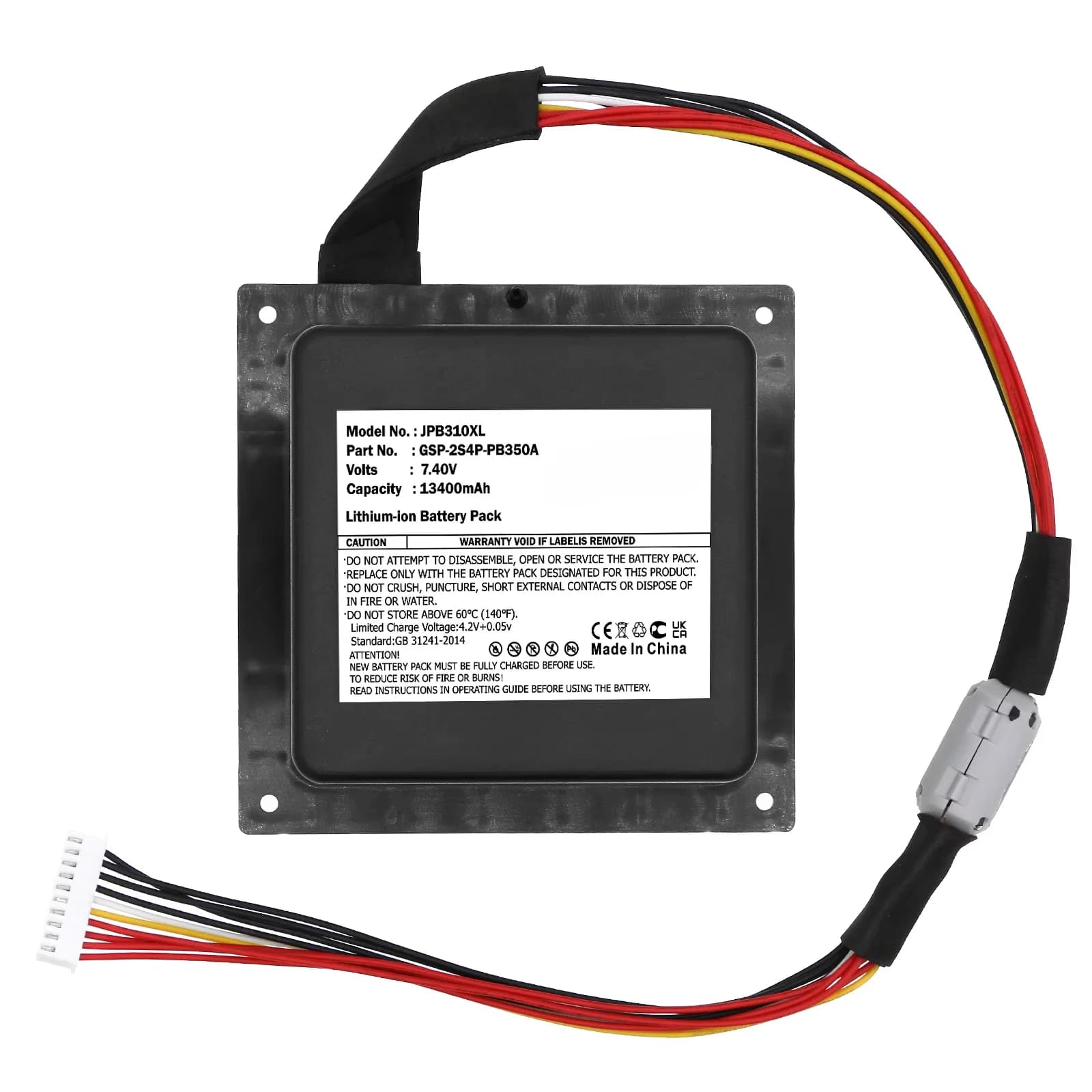 13400mAh Replacement Speaker Battery GSP-2S4P-PB350A GSP-2S4P-PB350B for JBL PartyBox 310 Bluetooth Speaker