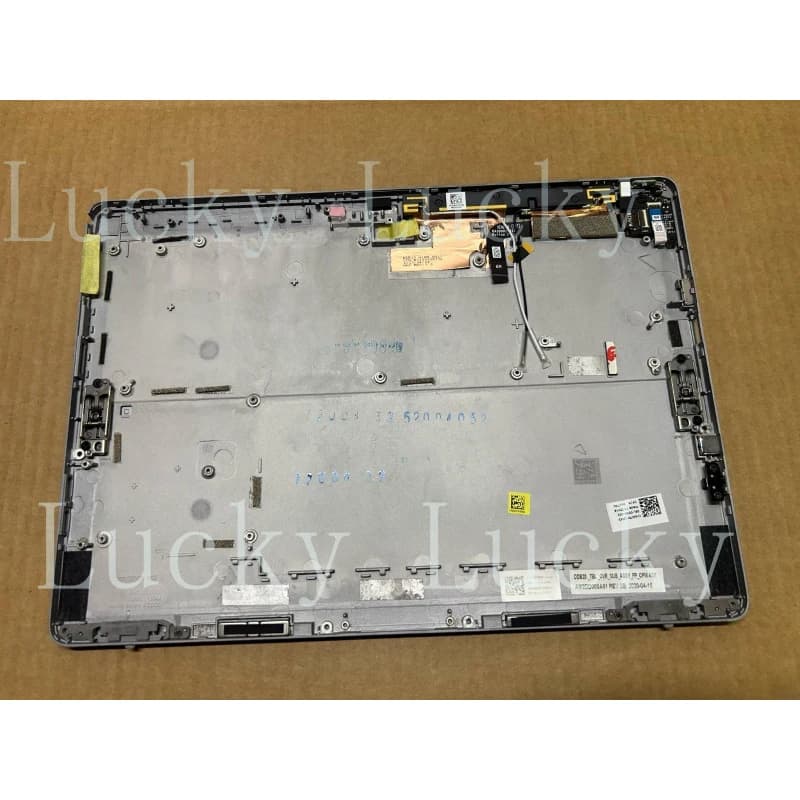 Nuovo per Dell Latitude 7200 2in1 Tablet Cover posteriore con lettore di impronte digitali HKT9K