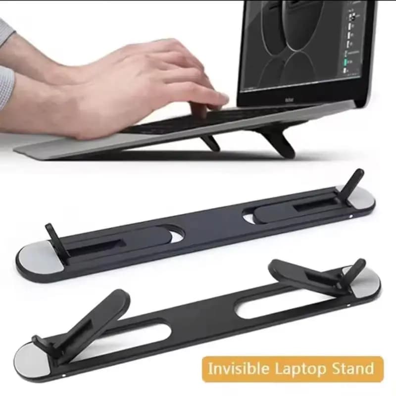 【Y】Supporto universale per laptop da 1/2 pezzi, supporto invisibile per raffreddamento notebook, accessori per supporto laptop
