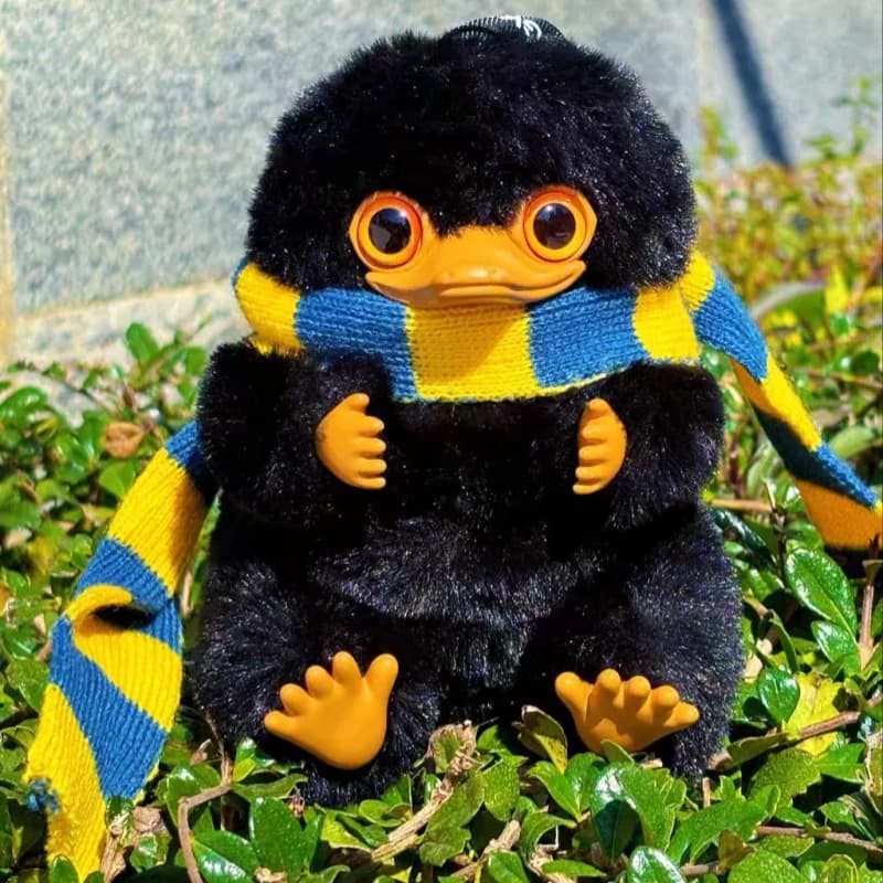 HUGKIS Official Niffler Plush Keychain Licensed Harry Potter and Fantastic Animals, Stock Exchange Pendant, Surprise Box, Movie and Children's Passion Gift