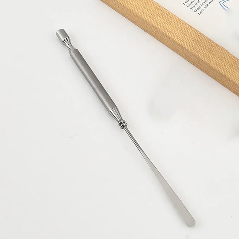 Nail Art Eye Shadow Cream Stirring Rod Stainless Metal Gel Stirring Tool Spatula Pin Nail Accesories And Pigments Mixing Tools