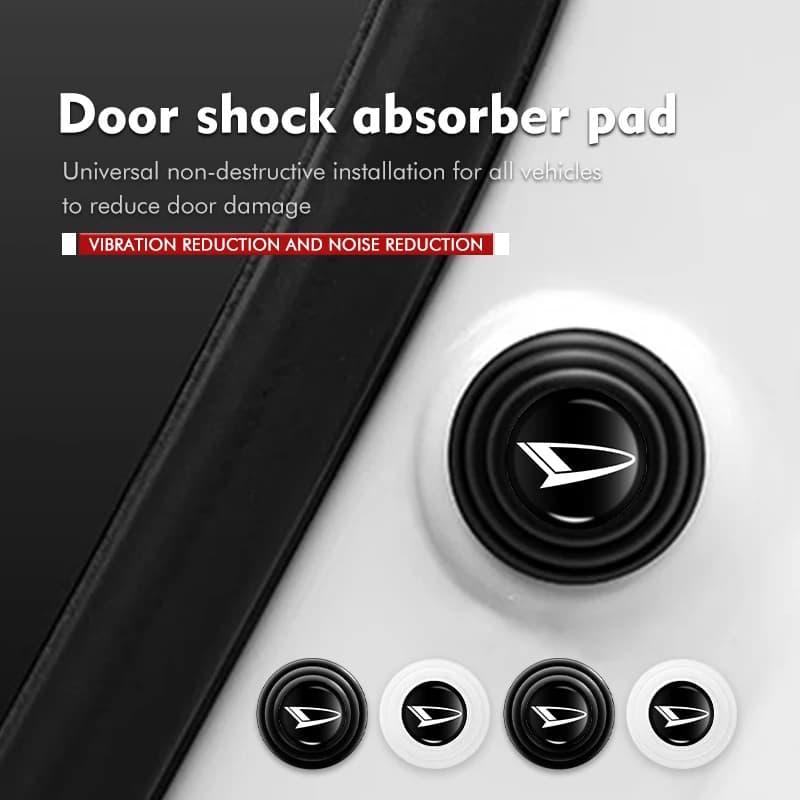For Daihatsu Car Door Anti-collision Sticker Soundproof Crash Silicone Mat D-Base D-R Pico Copen Sirion YRV Feroza Charade