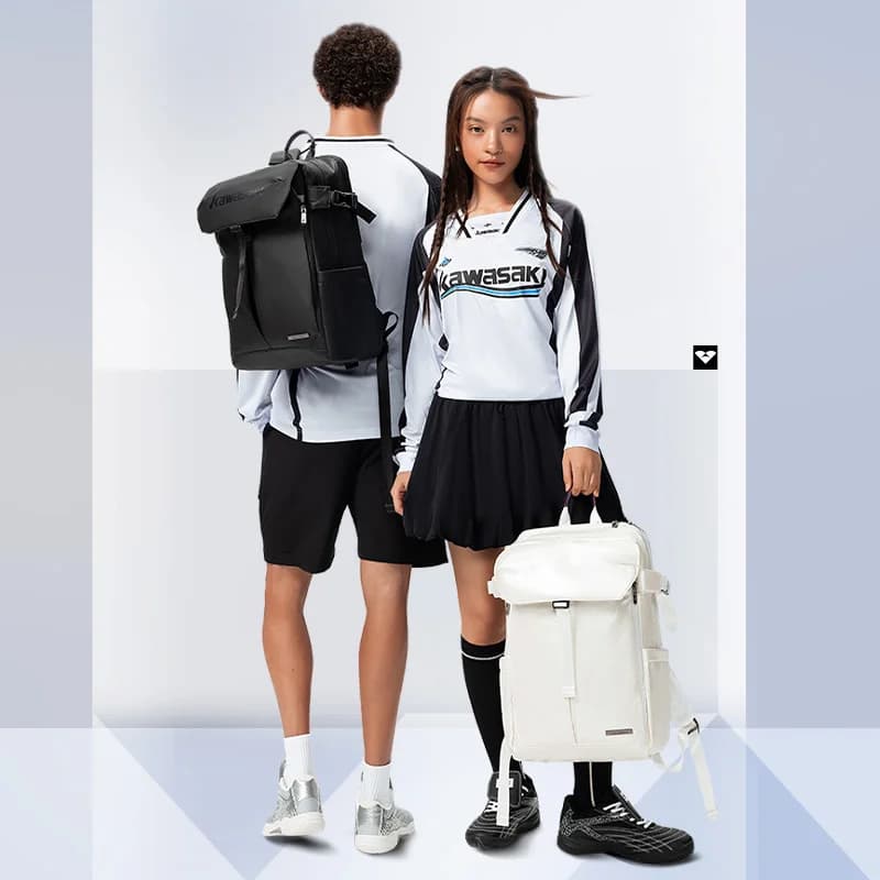 Multifunctional Outdoor Bike Backpack Kawasaki Large Capacity Tennis Bag K2G00-B8233 Basketball Gym Bag