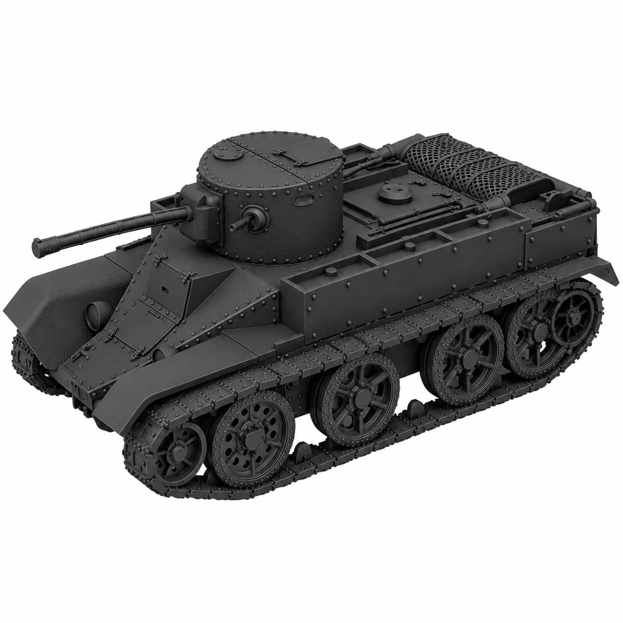 SSMODEL 1/72/ 1/100 1/144 1/200 Multi-Scale KhBT-2 Soviet flamethrower tank Resin Model Kit TSS0154