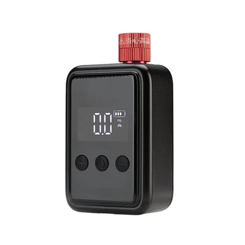 Pompa d'Aria Elettrica Portatile ABVE-150 PSI con Display Digitale, Mini Compressore Ricaricabile Rapido per Gonfiaggio Pneumatici