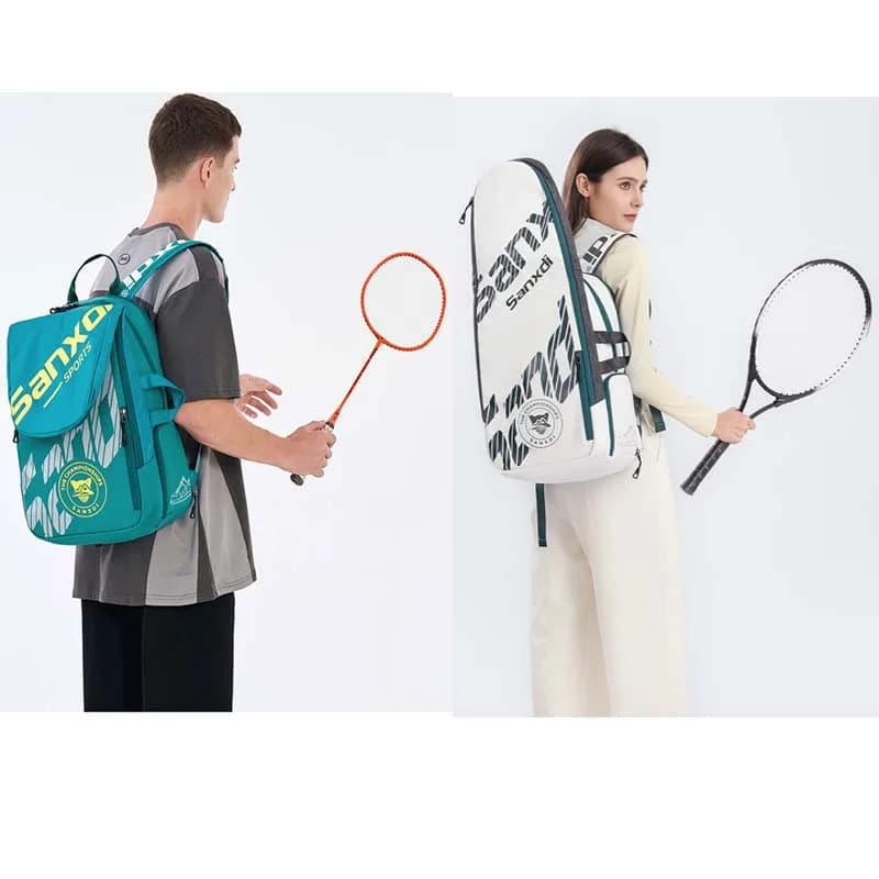 3R SANXDI tennis racket bag Badminton unisex unisex folded shoe compartment for large capacity tennis and squash racket bags