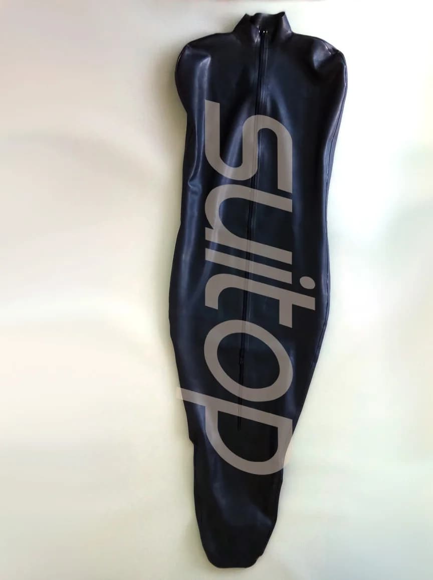 Heavy rubber!! latex suit for men's sleeping bag