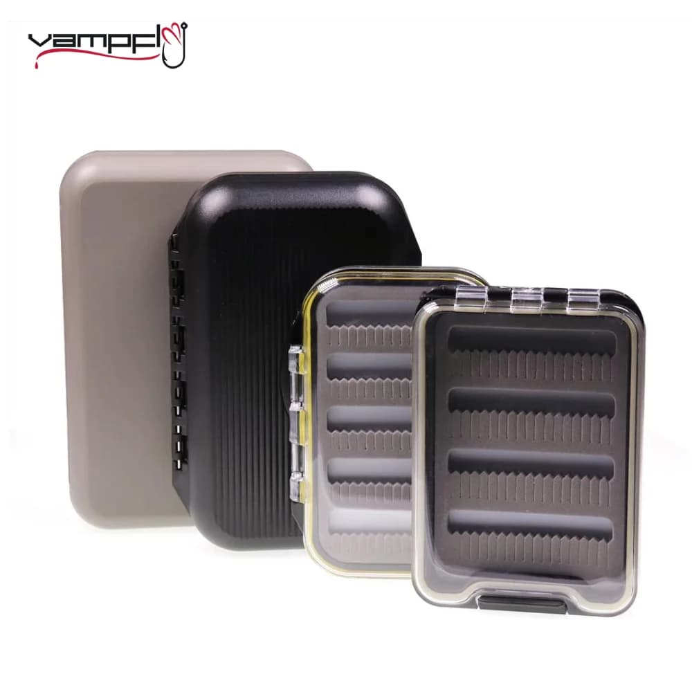 Vampfly Waterproof Flying Fishing Box Ninfa Moscow Dry Streamer Tube Moscow Trout Salmon Fishing flies Hook Accessory Box for Equipment