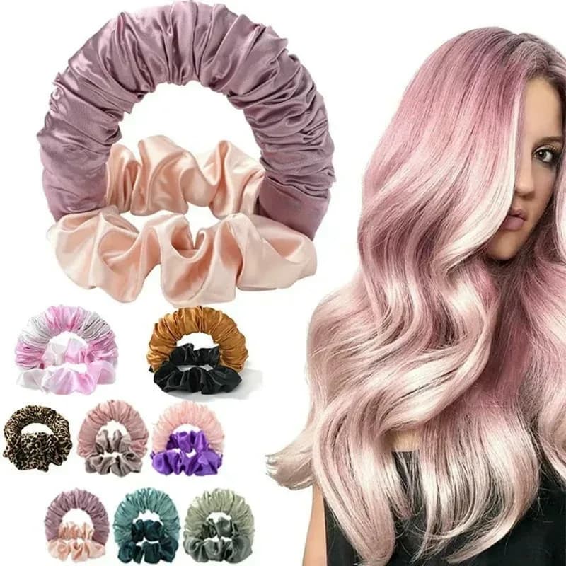 Fascia arricciacapelli senza calore, morbidi arricciacapelli, bigodini per capelli senza sforzo, fermagli per ricci in seta da notte, bigodini per permanente, strumenti per lo styling