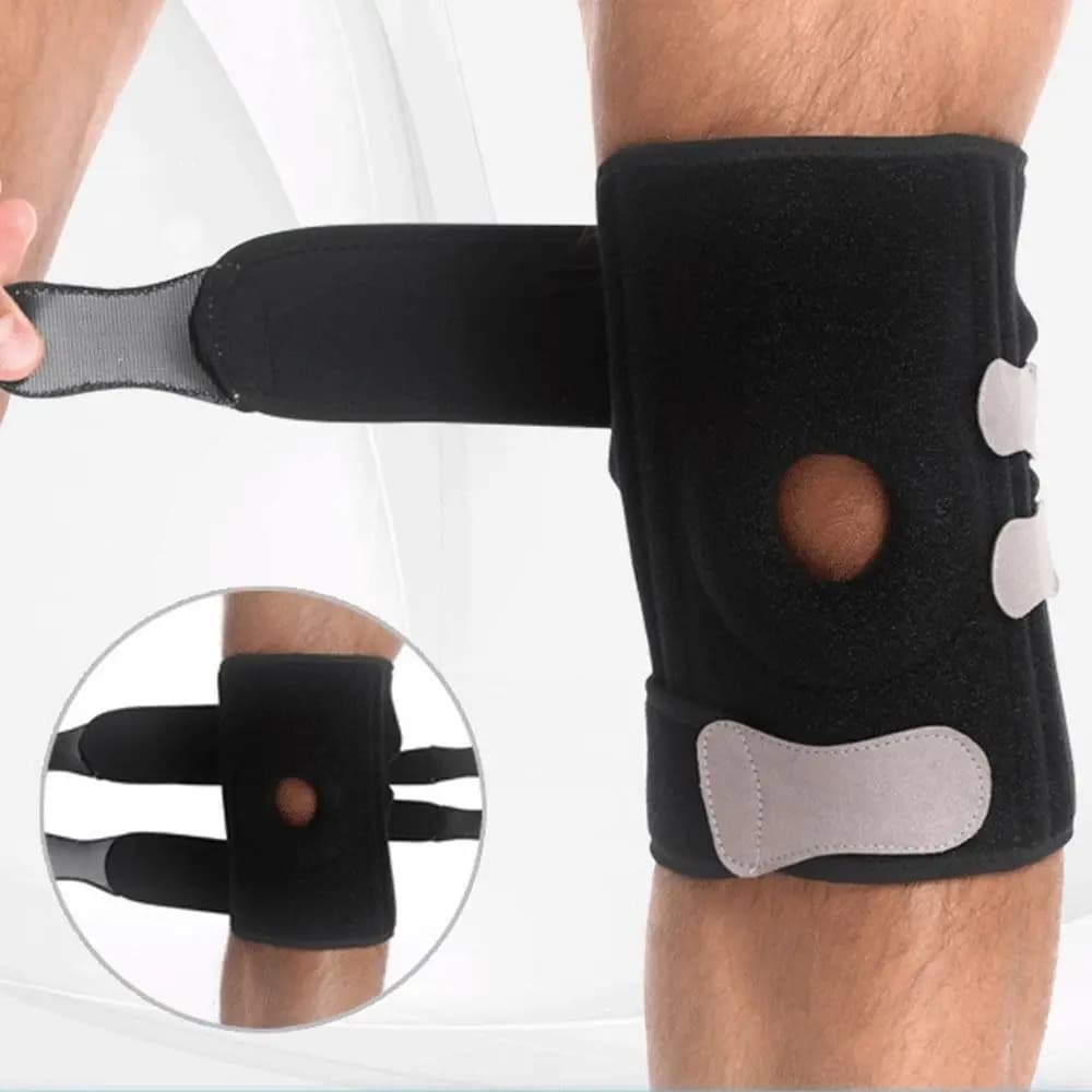 Ginocchiera Sportiva Regolabile Antiscivolo e Anticollisione, Supporto per Ginocchio Traspirante in Materiale Elastico, Protezione per Basket