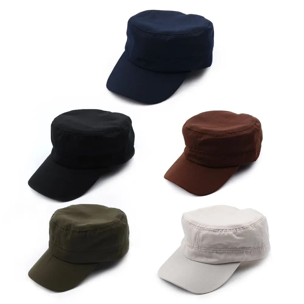 Berretto da Baseball Vintage in Denim militare da uomo nuovo cappello da cadetto in cotone berretto da sole regolabile piatto traspirante militare primavera estate