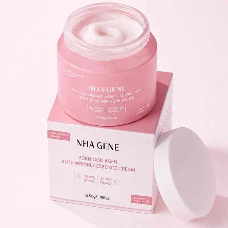 PDRN Collagen Moisturizing Essence Cream 50g Soothe Nourish Skin Improve Fine Lines Brighten Skin Tone Firming Face Cream
