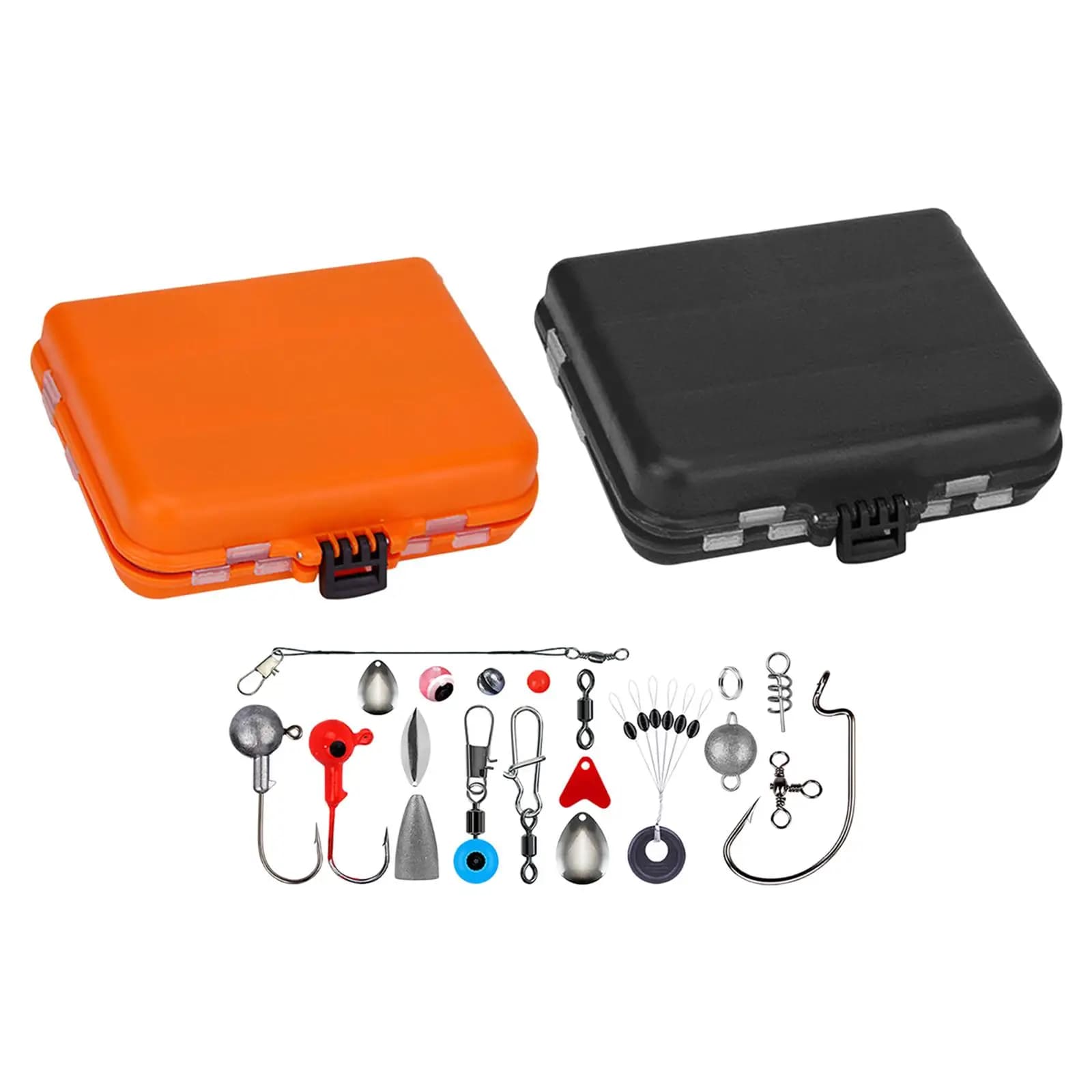 Fishing Kit for the Carp 257 Pieces/Door with Spins, Ami, Anti-Group Sheaths, Cut Ami Beads and Vine Accessories