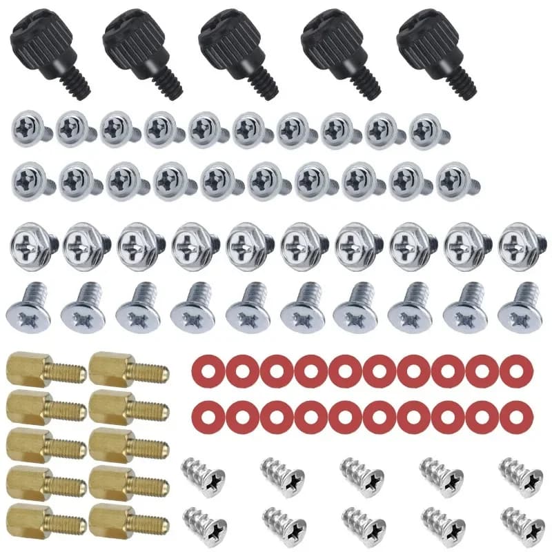 85 pezzi viti per computer PC set di supporti viti di riparazione per disco rigido case del computer assemblare grafica di potenza della ventola della scheda madre