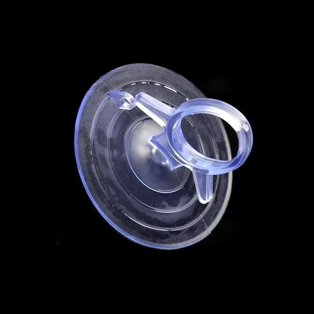 10 pezzi in gomma PVC trasparente ventosa ventosa in PVC gancio per bagno auto parasole ventosa appendiabiti da parete