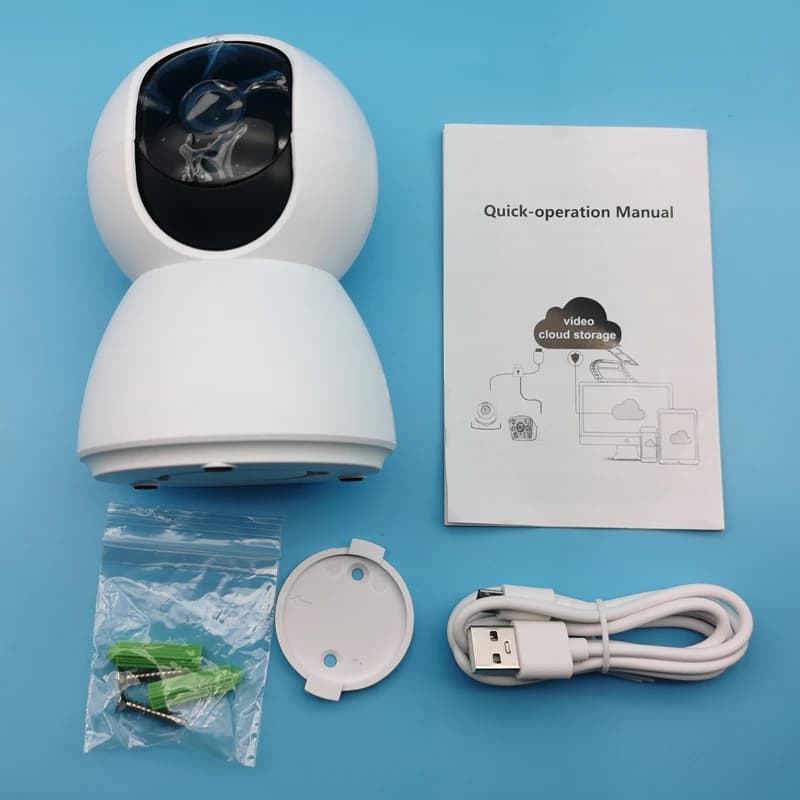 Smart Tuya 2MP IP Camera, PTZ Surveillance Camera, 2.4G Wi-Fi, Audio, CCTV Camera, Kids Monitor, Travel Monitoring, Homeland Security