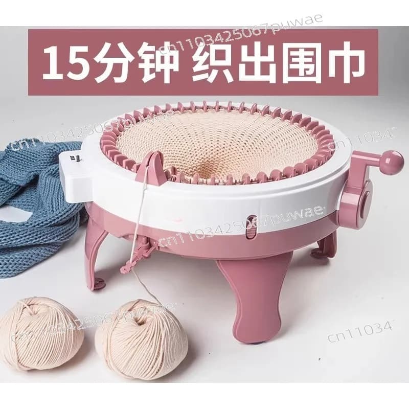 Hand Knitting Machine DIY Wool Knitter for Sweater Scarf Kids Hand Operated Weaving Loom