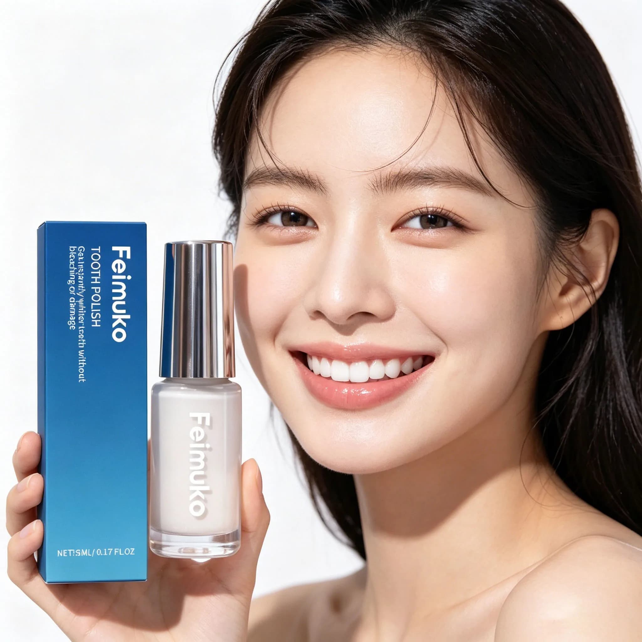 Instant tooth whitening gel: removes stains and pigments, improves opacity, does not create sensitivity.