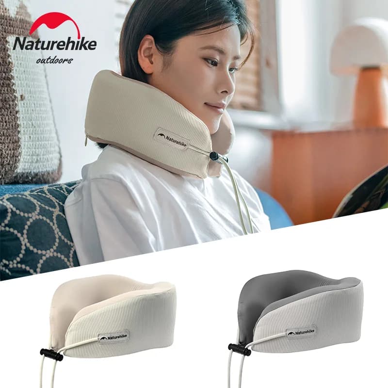 Naturehike Camping cushion Soft U-shaped travel pillow Memory Foam Neck cervical cushion