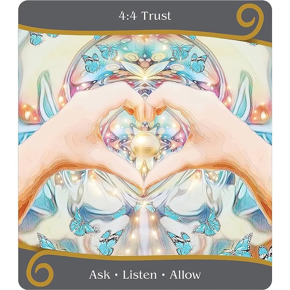 Ascensione a doppia fiamma da 10,4 cm x 7,3 cm Take Me Home Oracle Deck Una mazzo da 55 carte