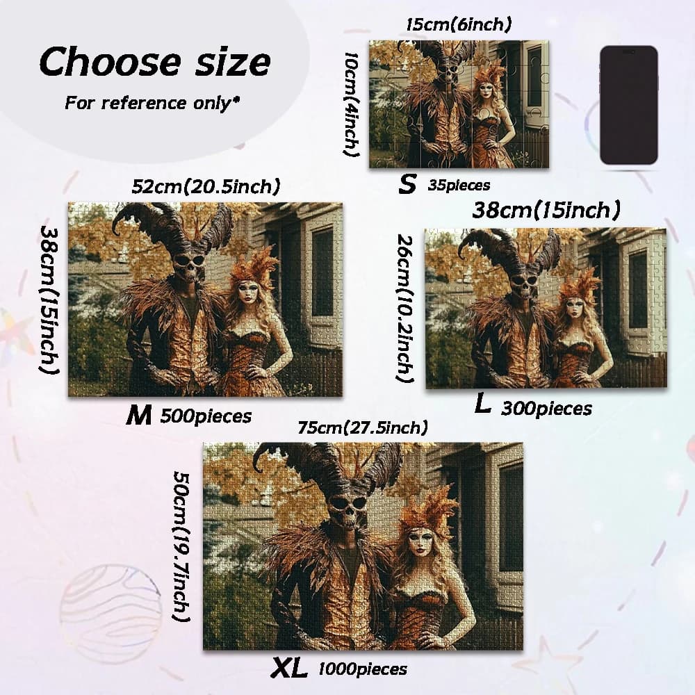 35/300/500/1000 pezzi Puzzle personalizzato con foto, immagine o poster personalizzabile, puzzle antistress