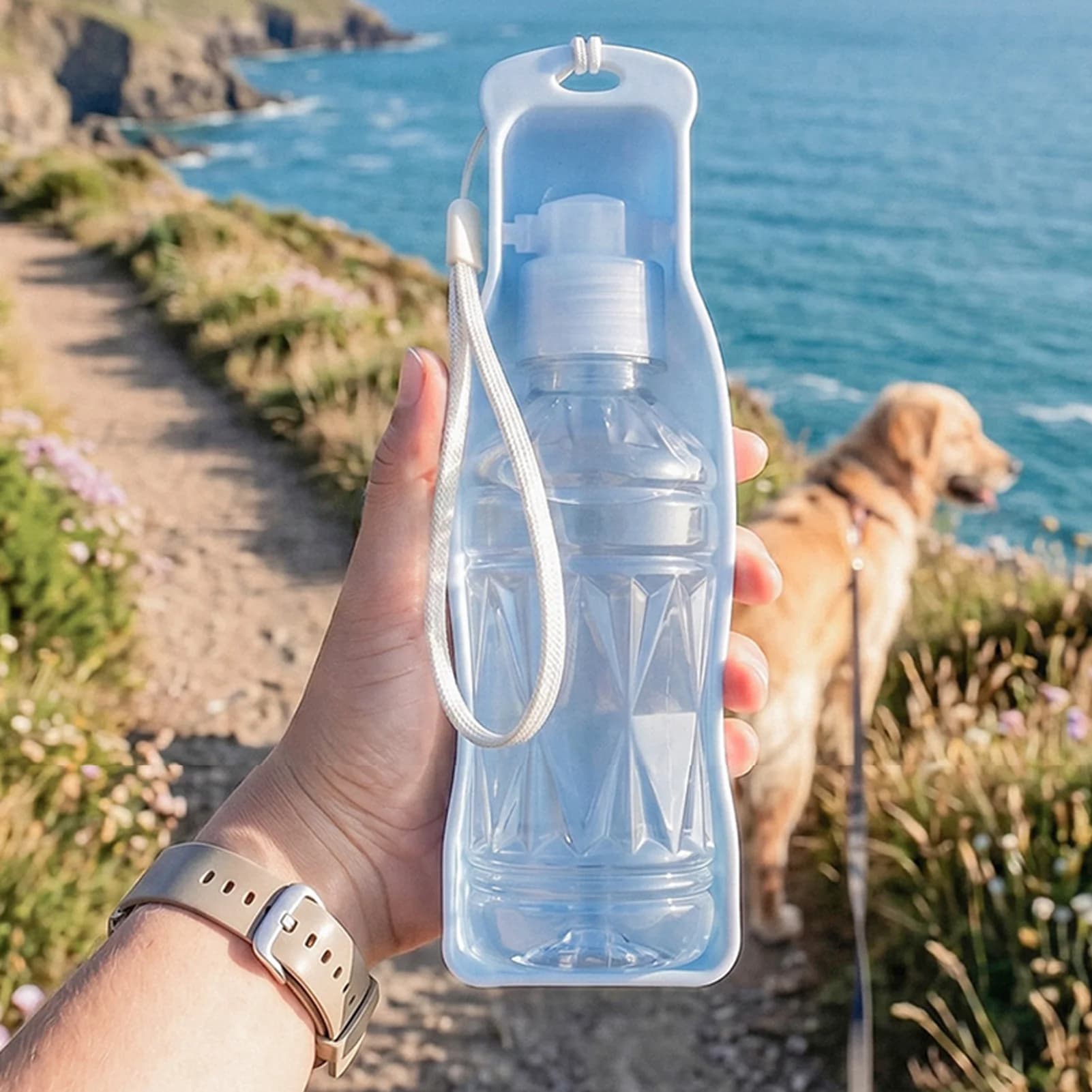 Foldable Pet Water Bowl Food Grade Silicone Leakproof Collapsible Portable Drinking Feeder For Outdoor Travel Camping Dogs Cats