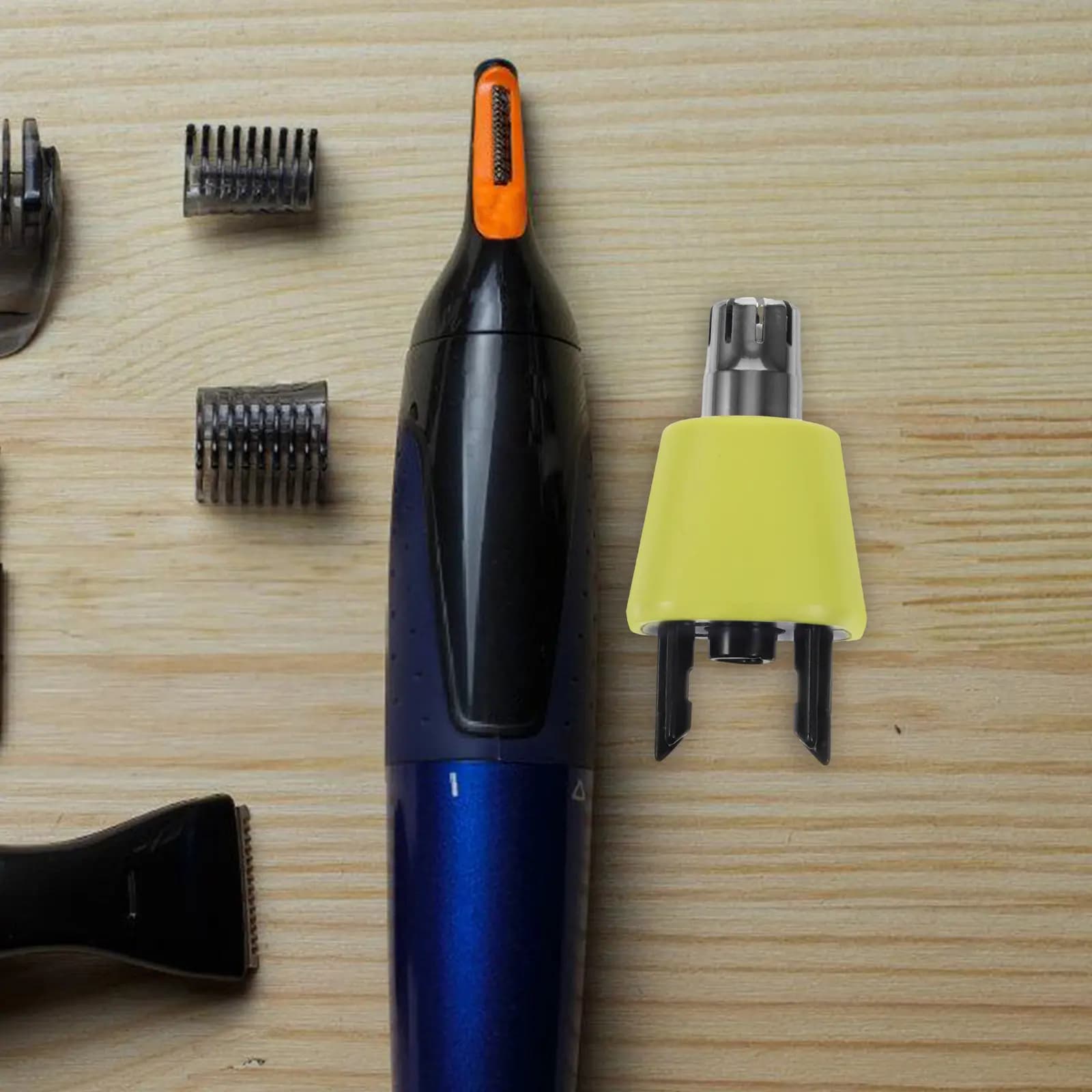 Kit per la Cura della Barba, Trimmer per Naso e Capelli, Rasoio per Rimozione Peli Facciali