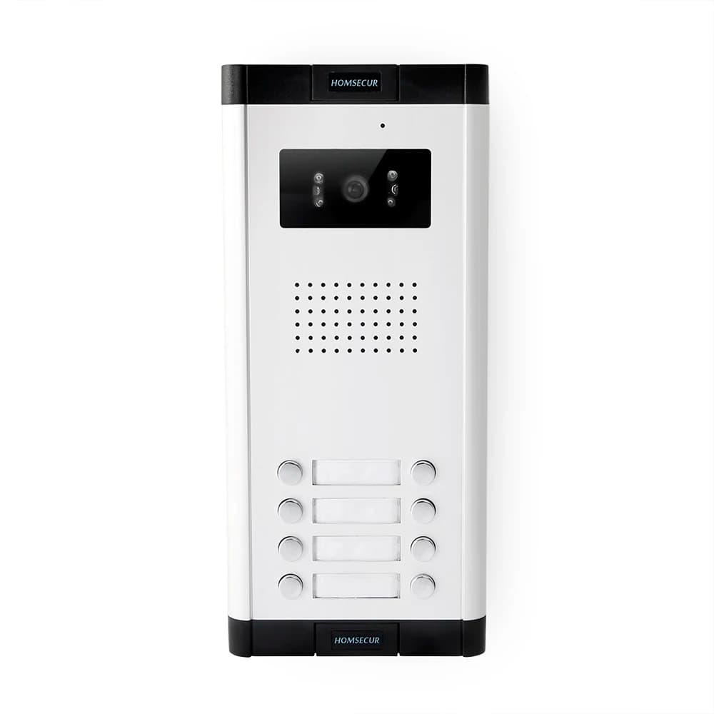 XC061-8 Videocitofono 520C-8 per esterni per HOMSECUR HDS Videocitofono intelligente audio e video per 8 appartamenti