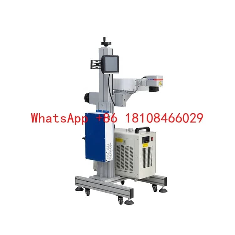 Laser UV da 3W per marcatura a volo di tubi in PPR e PVC, maschere N95, macchina per marcatura laser a volo