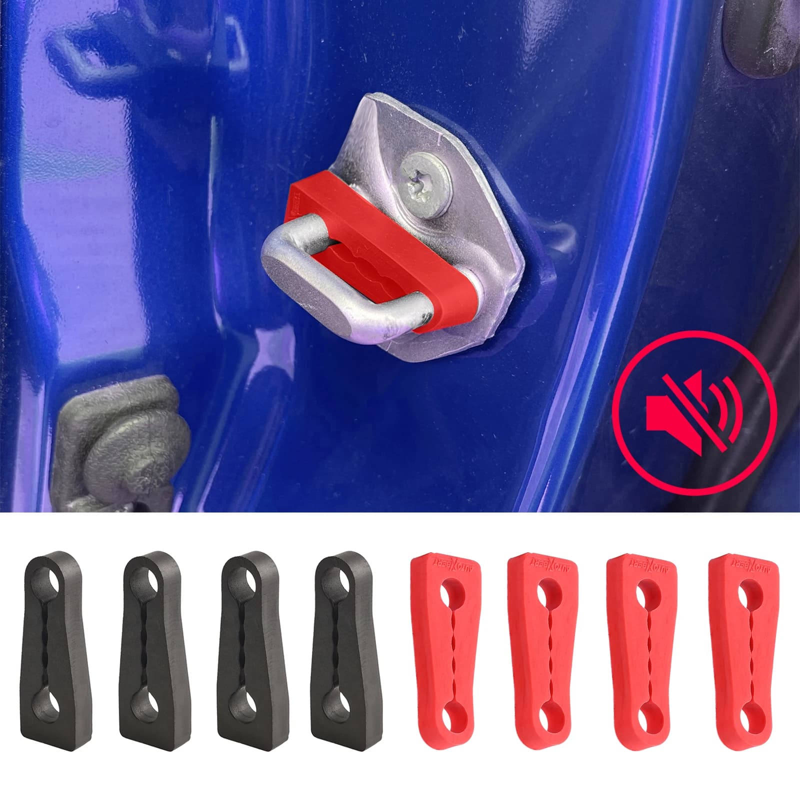 Ammortizzatore sonoro Blocco porta Buffer per Subaru Forester Impreza Outback XV Tattling STOP Viti Porta Striker Sordo Gap Guarnizione Assorbente
