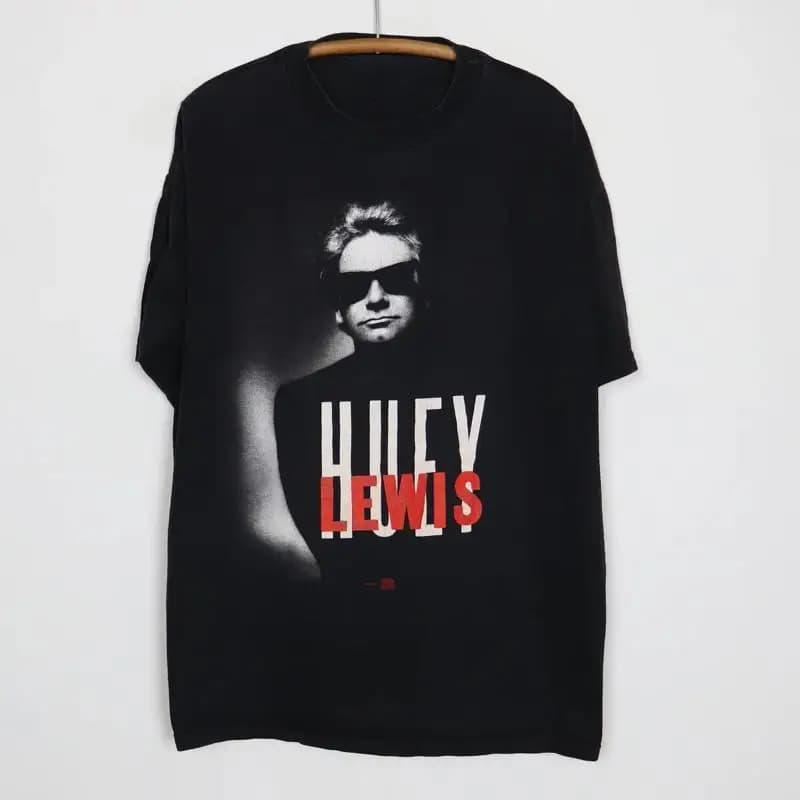 New T Shirt For Fan Huey Lewis 1994s PrinT