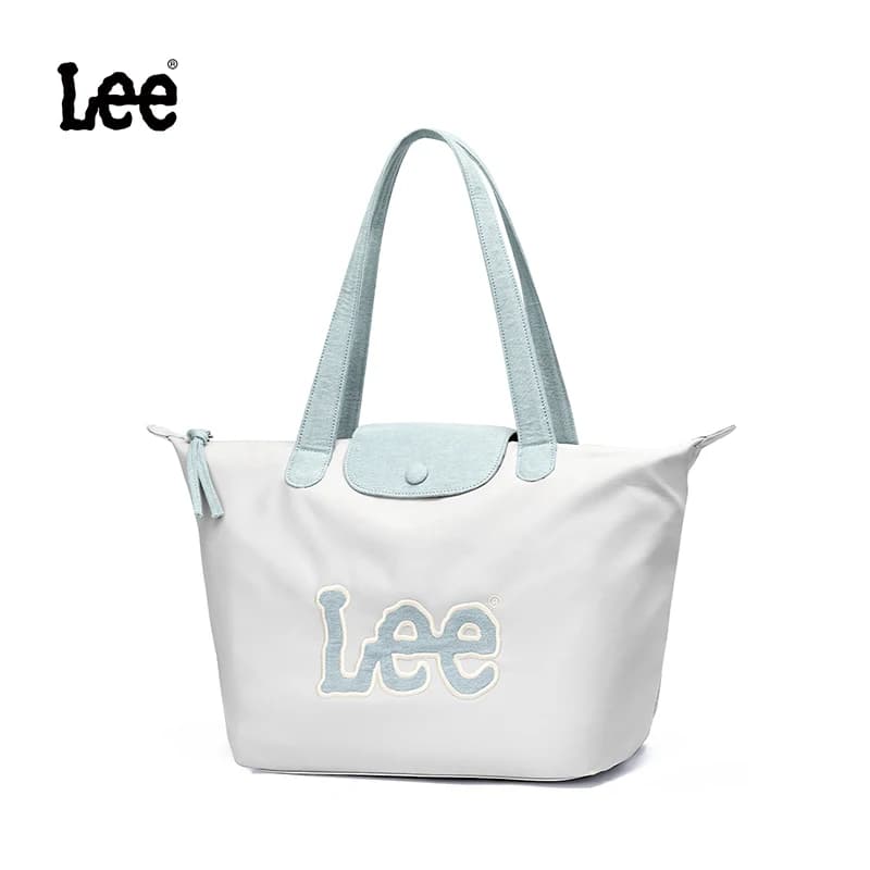 LEE Women's Tote Bag Simple Utility Large Capacity Bag Signed Shopping Bag Multiple Pockets with Laptop Keychain