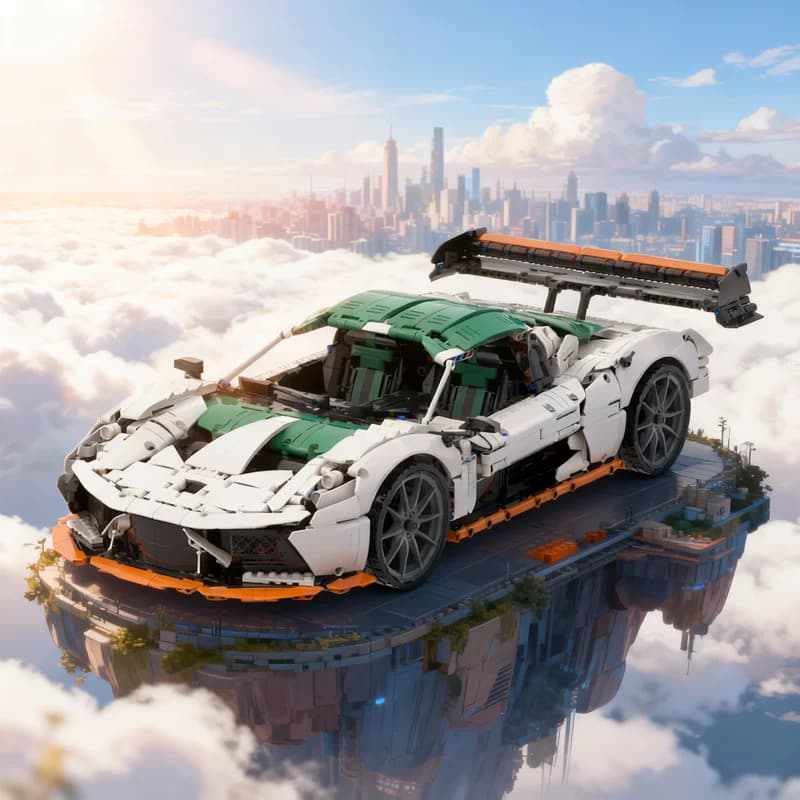 3528pcs MOC Cars Model Building Blocks Construction Toys DIY Idea Christmas Gifts Brick Kids Birthday Creative Education