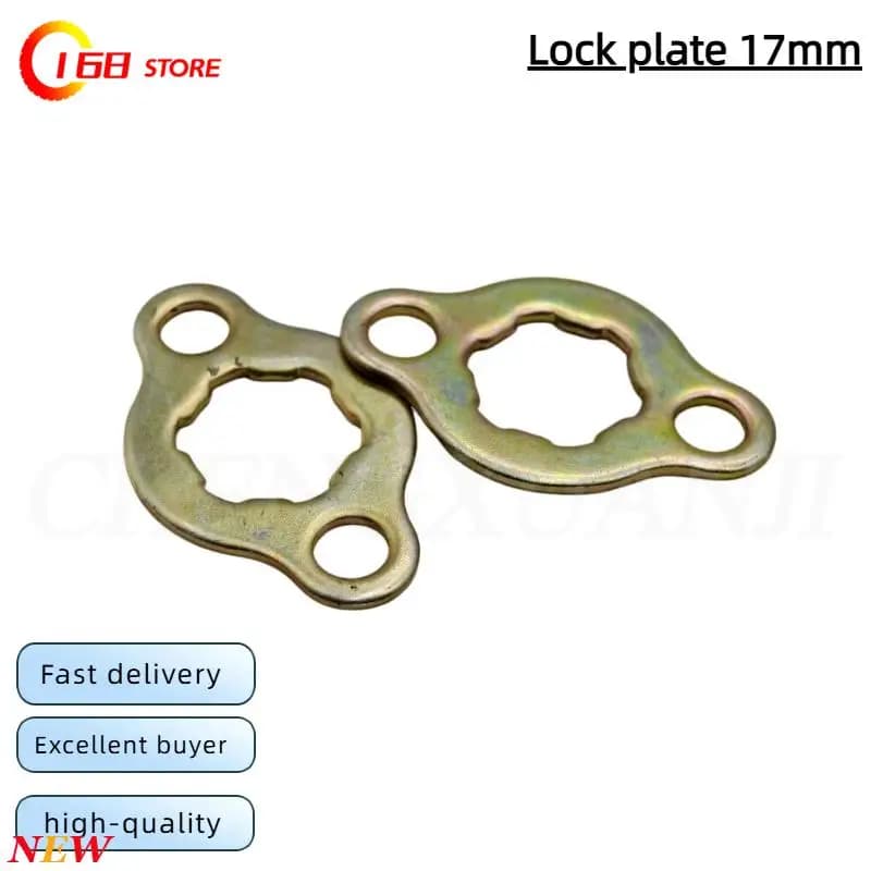 Motorcycle modification replacement parts 17mm small chain lock plate installation simple, wear-resistant and durable