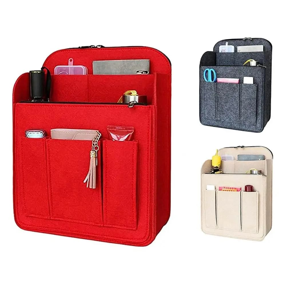 Organizer Multi-Tasca per Zaino Longchamp, Borsa Interna in Feltro per Zaino, Fodera per Borsa