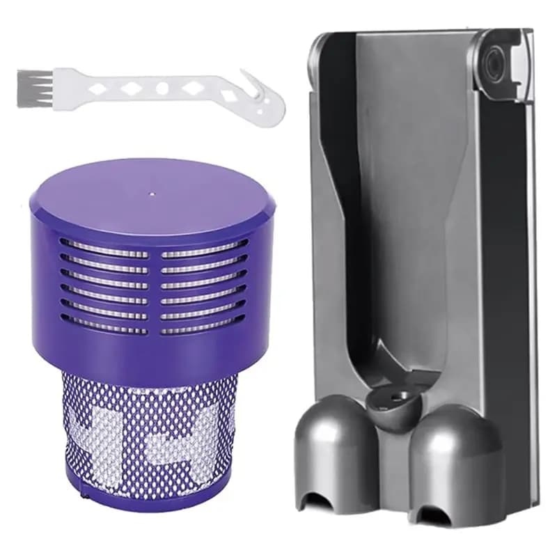 AB43 - Accessori per aspirapolvere Dyson V10 (SV12): Stazione di aggancio a parete e kit filtro (codice articolo) 969042-01