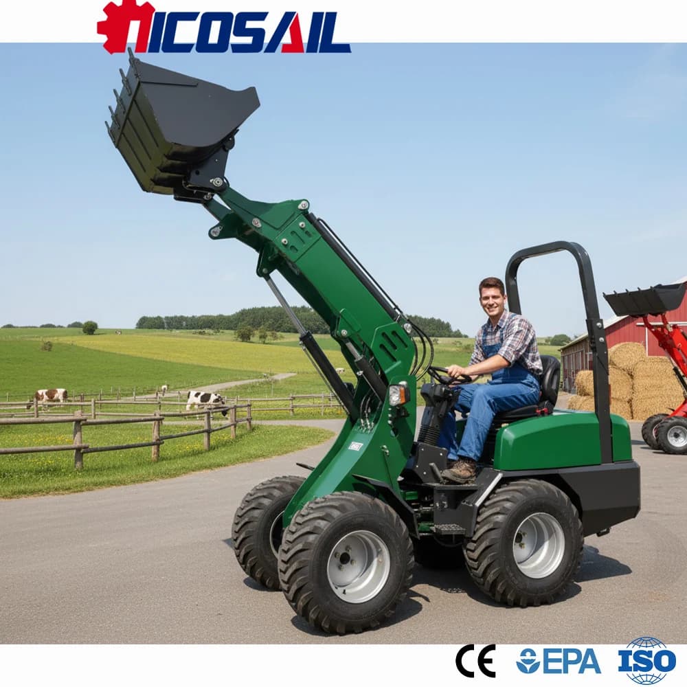 Caricatore Telescopico Personalizzato KZL918 Mini Euro 5 CE Potente e Compatto per Lavori Edili, Agricoli e di Giardinaggio