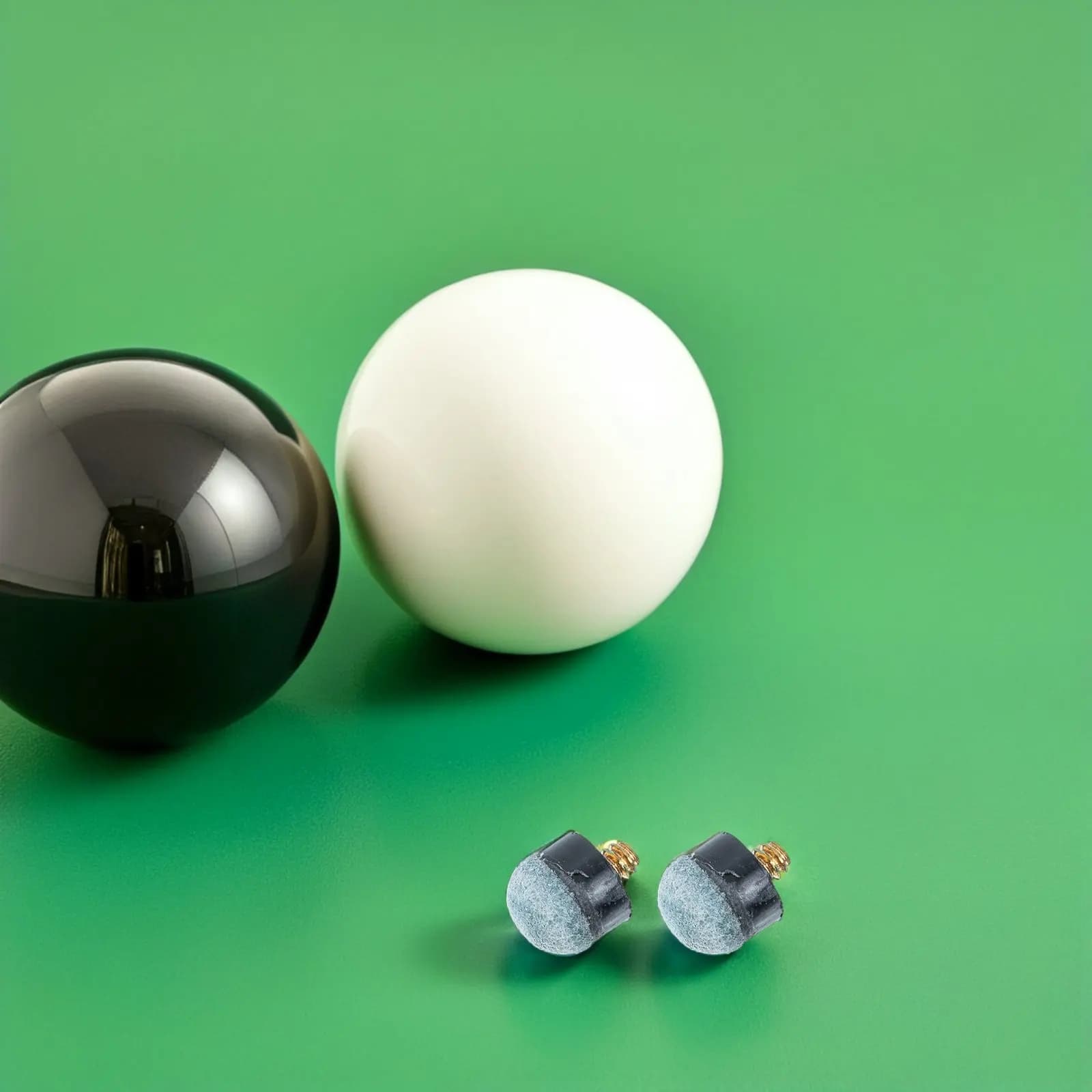 30 Pezzi Punte per Stecca da Biliardo Preformate Morbide da 10 mm, Punte di Ricambio Avvitabili per Stecche da Snooker, Parti di Ricambio per Riparazione Biliardo