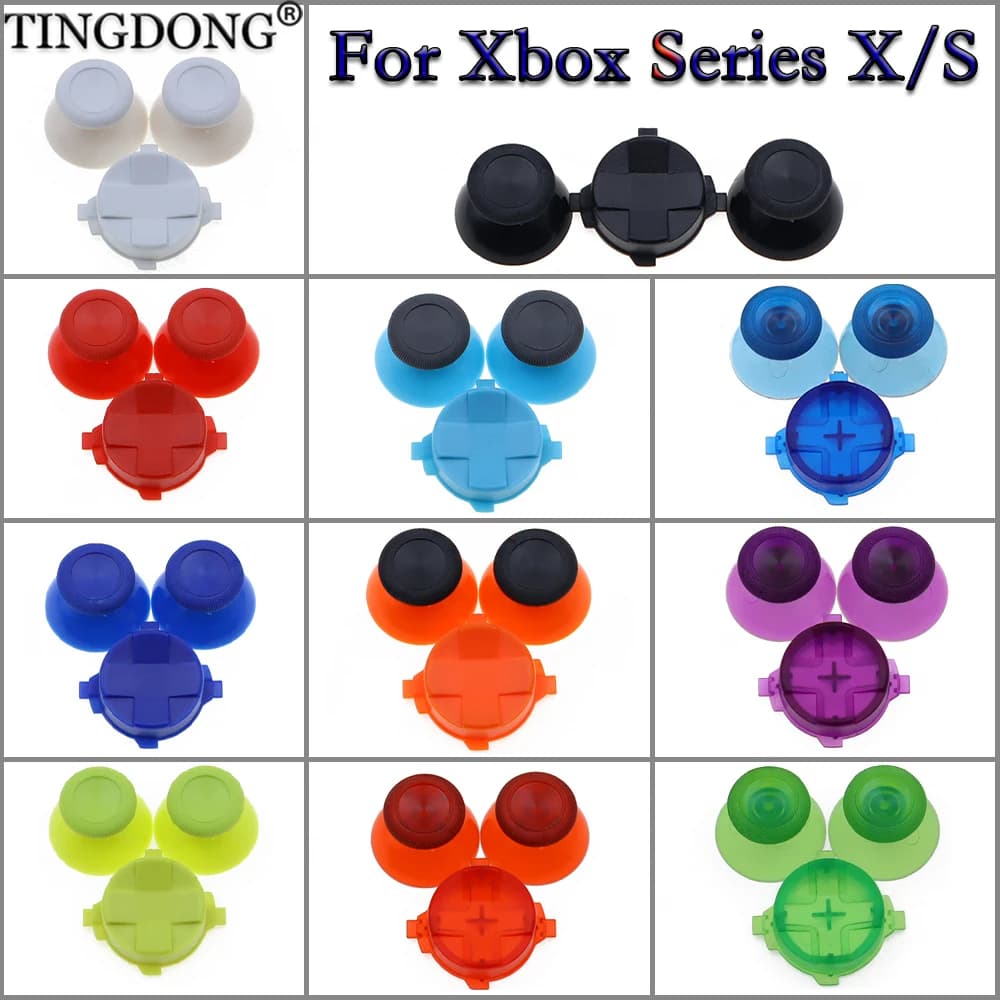 Parti di Ricambio per Controller Xbox Series X/S: Set di Tasti D-Pad, Stick Analogico 3D e Pulsanti Direzionali