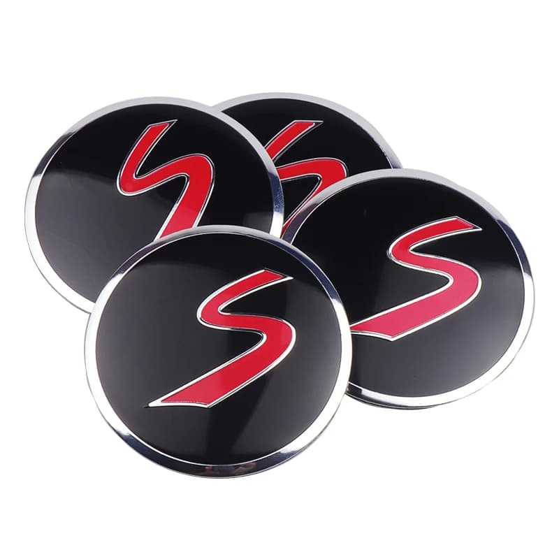 4PC 52MM 56MM Car Styling Wheel Center Cover Hub Caps adhesive decoration for Mini Cooper S R50 R52 R56 R57 R58 R60 F60 F56