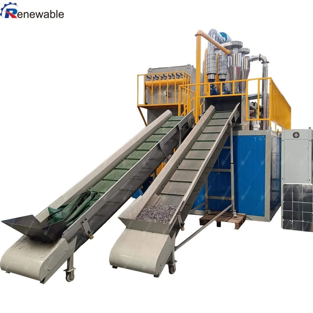 High Efficiency Solar Panel Frame Remover Deframing Machine Photovoltaic Panel Frame Removing Equipment