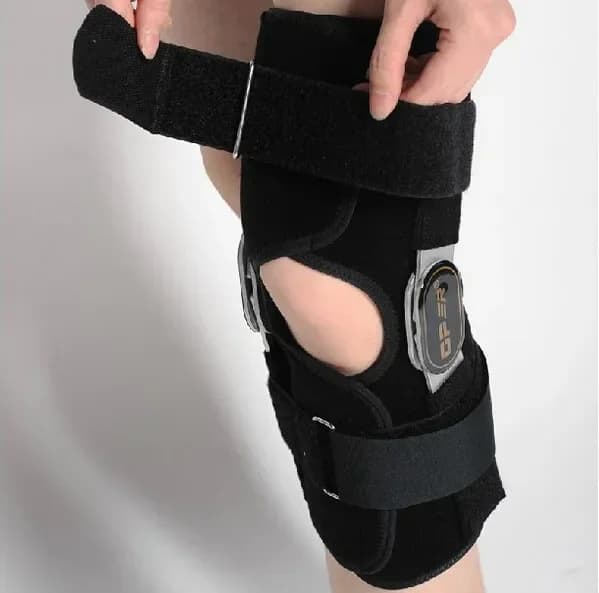 Supporto stabilizzatore in alluminio per fissatore medico per ginocchiera e supporto