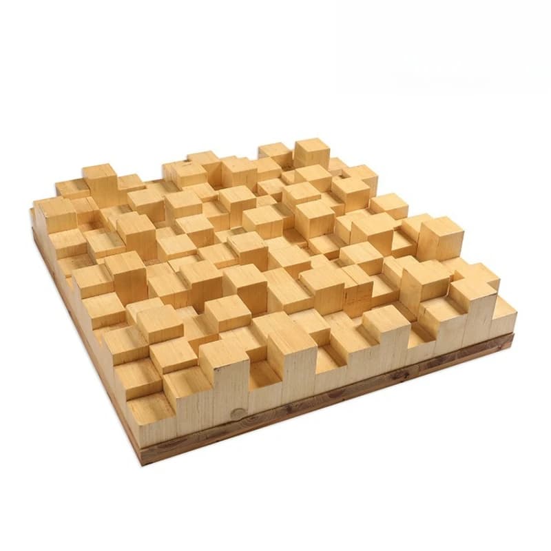 Diffusore artistico in legno massello per decorazione di soffitti e pareti in studi di registrazione e sale da concerto, con trappola per bassi per la protezione ambientale