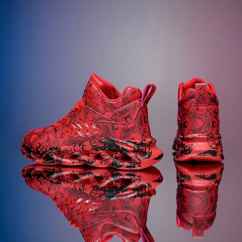Scarpe da ginnastica da uomo di design di lusso Piattaforma casual Mocassini con lama alla moda Scarpe da corsa Tenis maschili