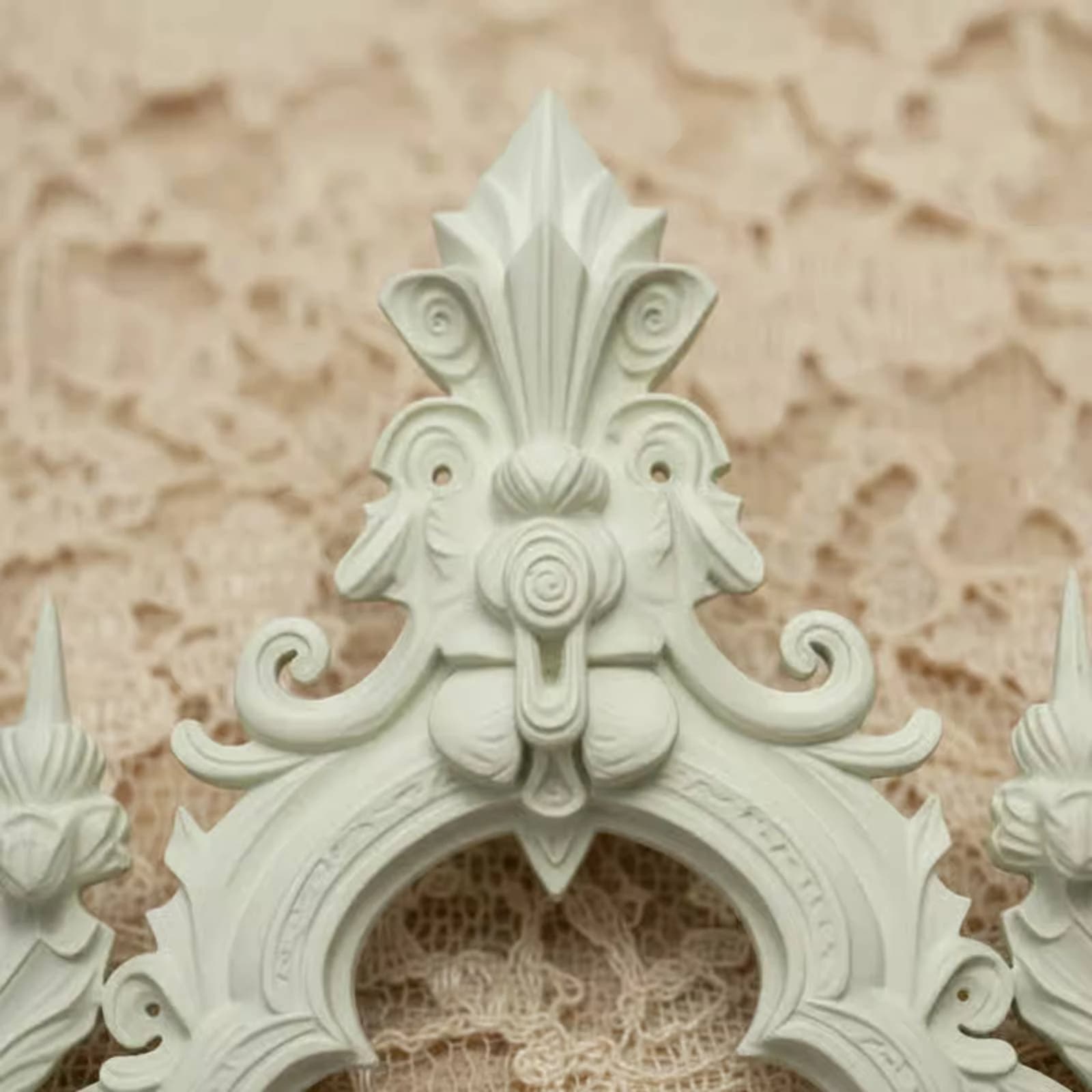 Medieval Picture Frame Scrollwork Baroque Photo Frame Image Holder Vertical Design Home Decor Antique Style